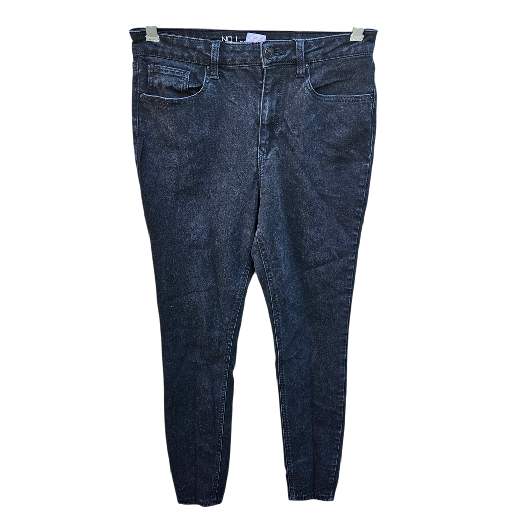 No Boundaries Black  Denim Jeans Women Size 11 - Picture 2 of 13